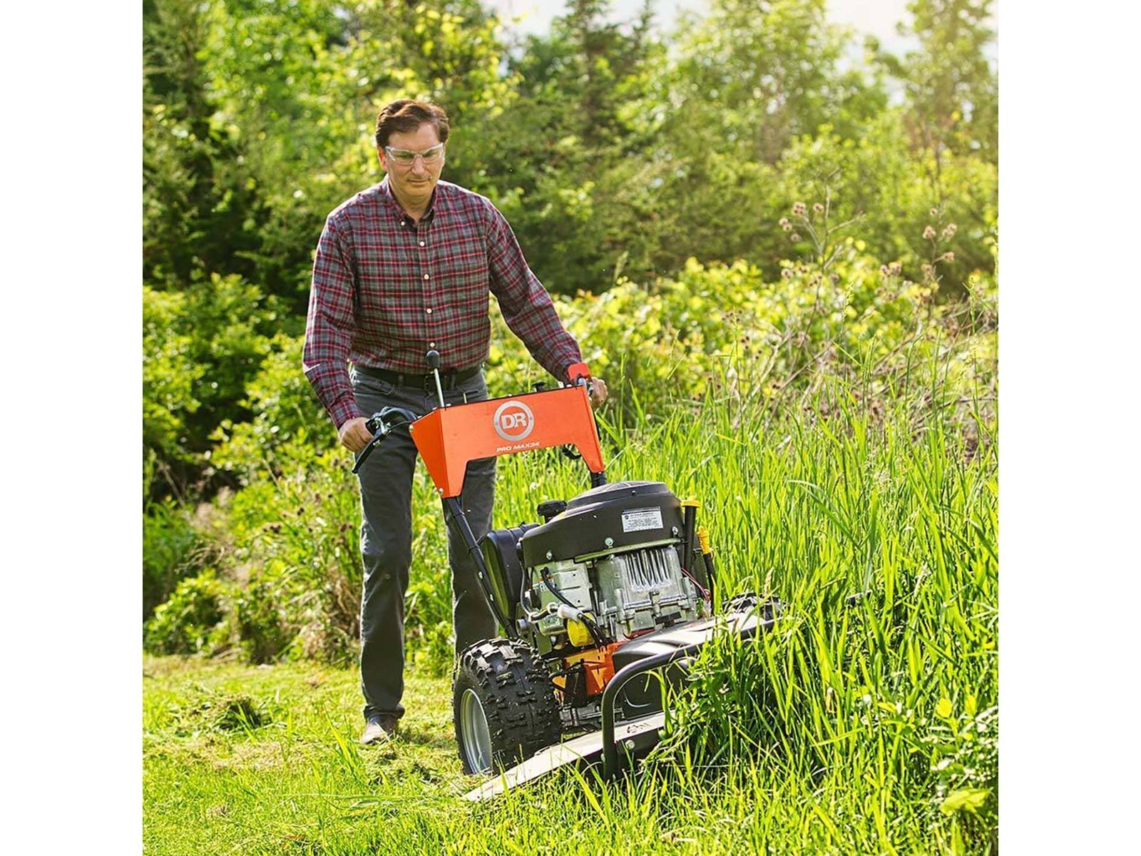 DR Power Equipment DR Pro MAX 34" Field and Brush Mower - 20 HP Walk-Behind